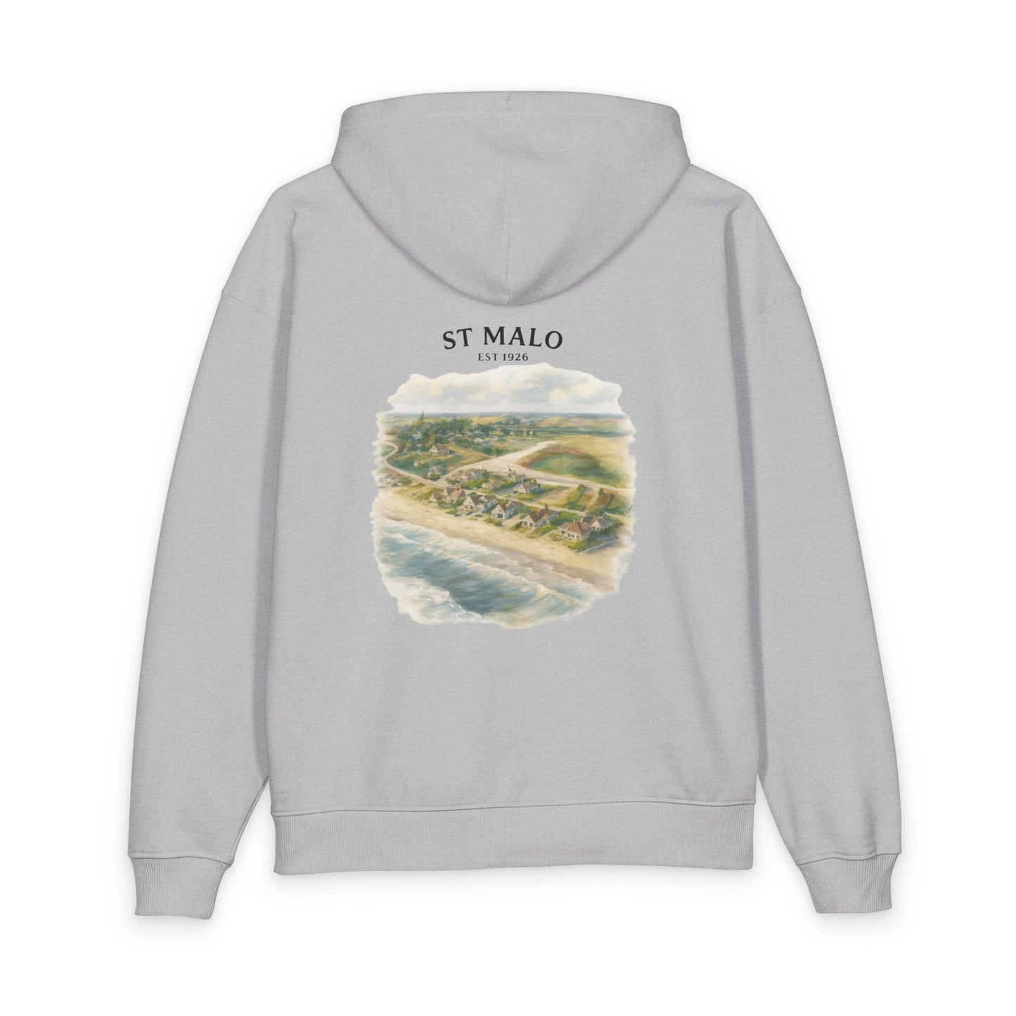 St. Malo Coastal Scene Hoodie