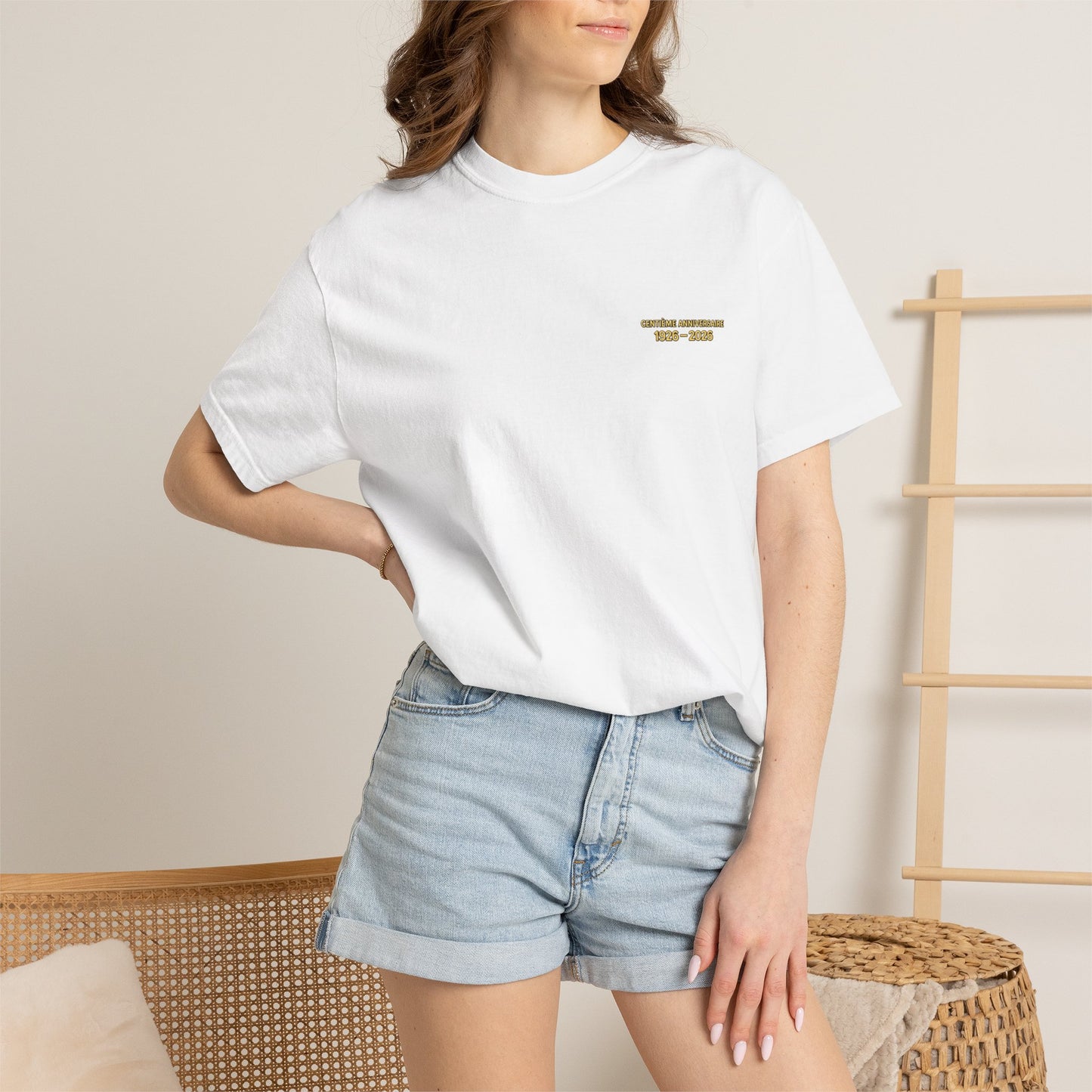 Saint-Malo Centennial 1926–2026 Vintage Shield T-Shirt