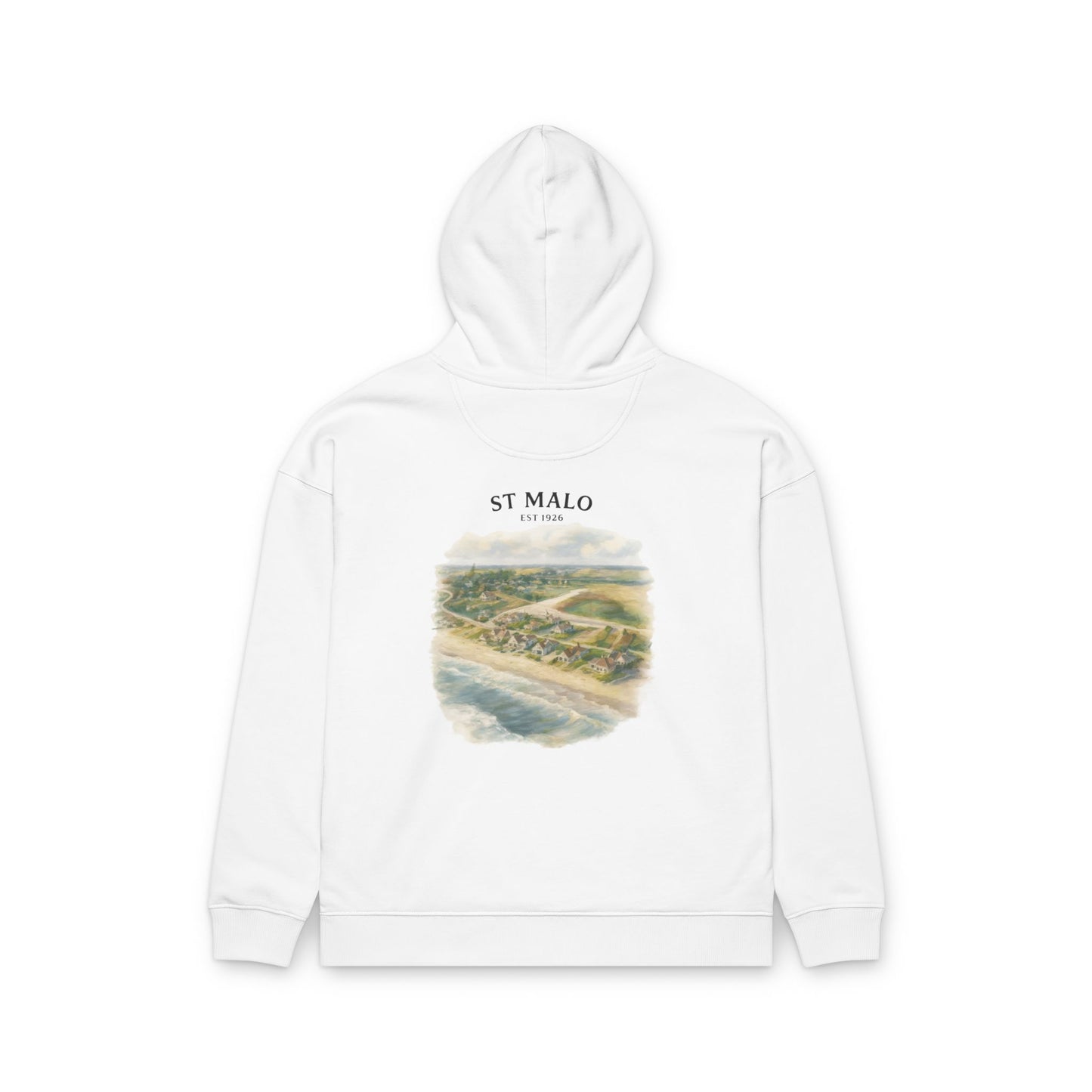 St. Malo Coastal Scene Hoodie