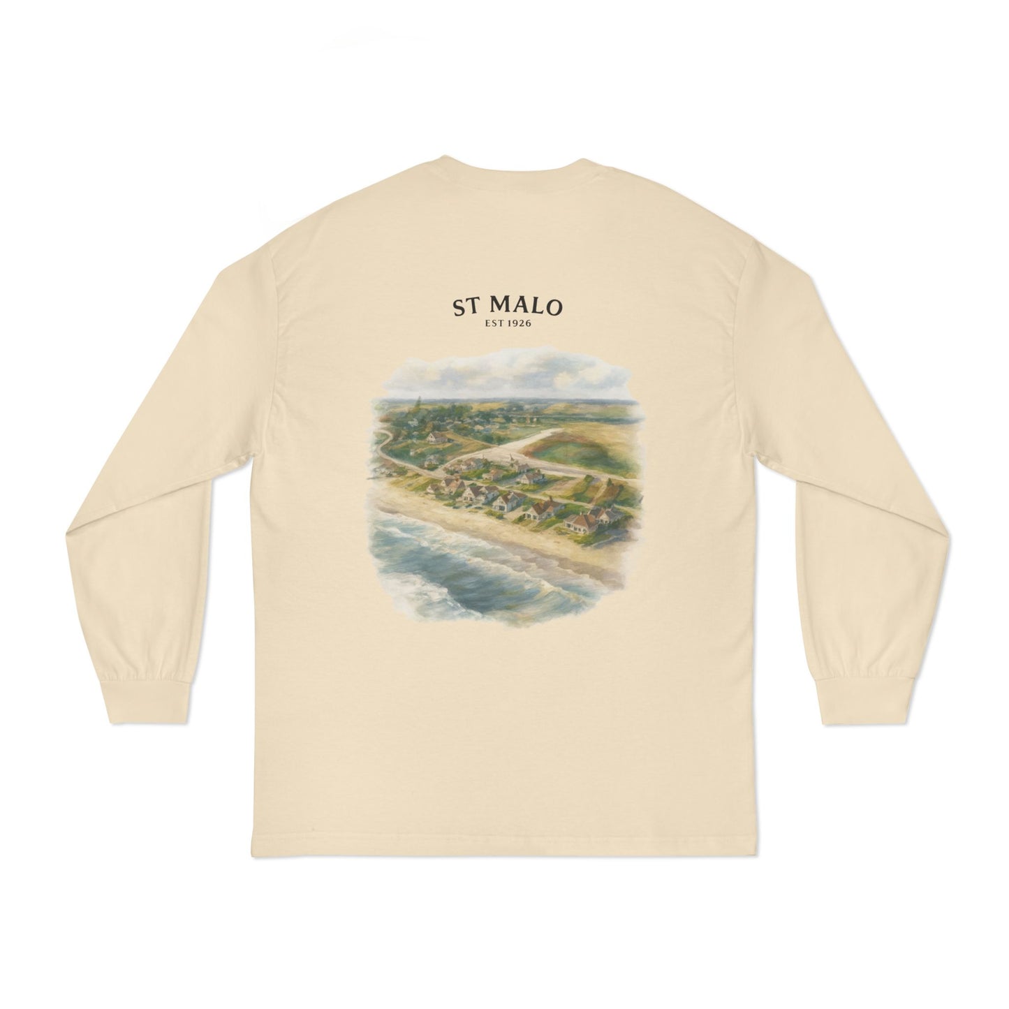 St. Malo Coastal Scene Long Sleeve Tee