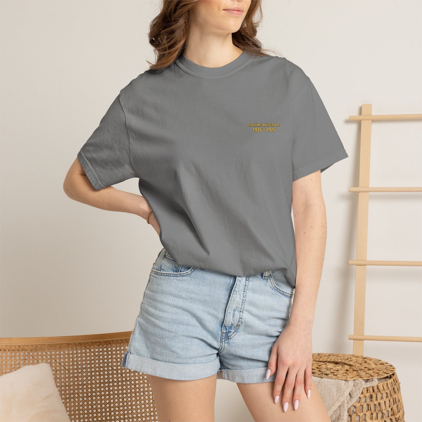 Saint-Malo Centennial 1926–2026 Vintage Shield T-Shirt