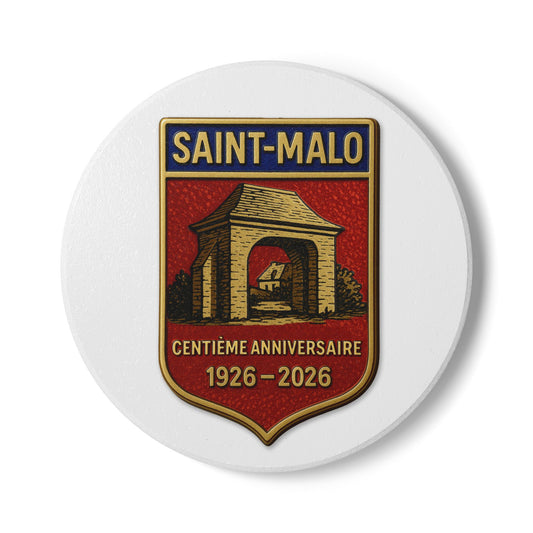St. Malo 100th Anniversary Ceramic Coaster