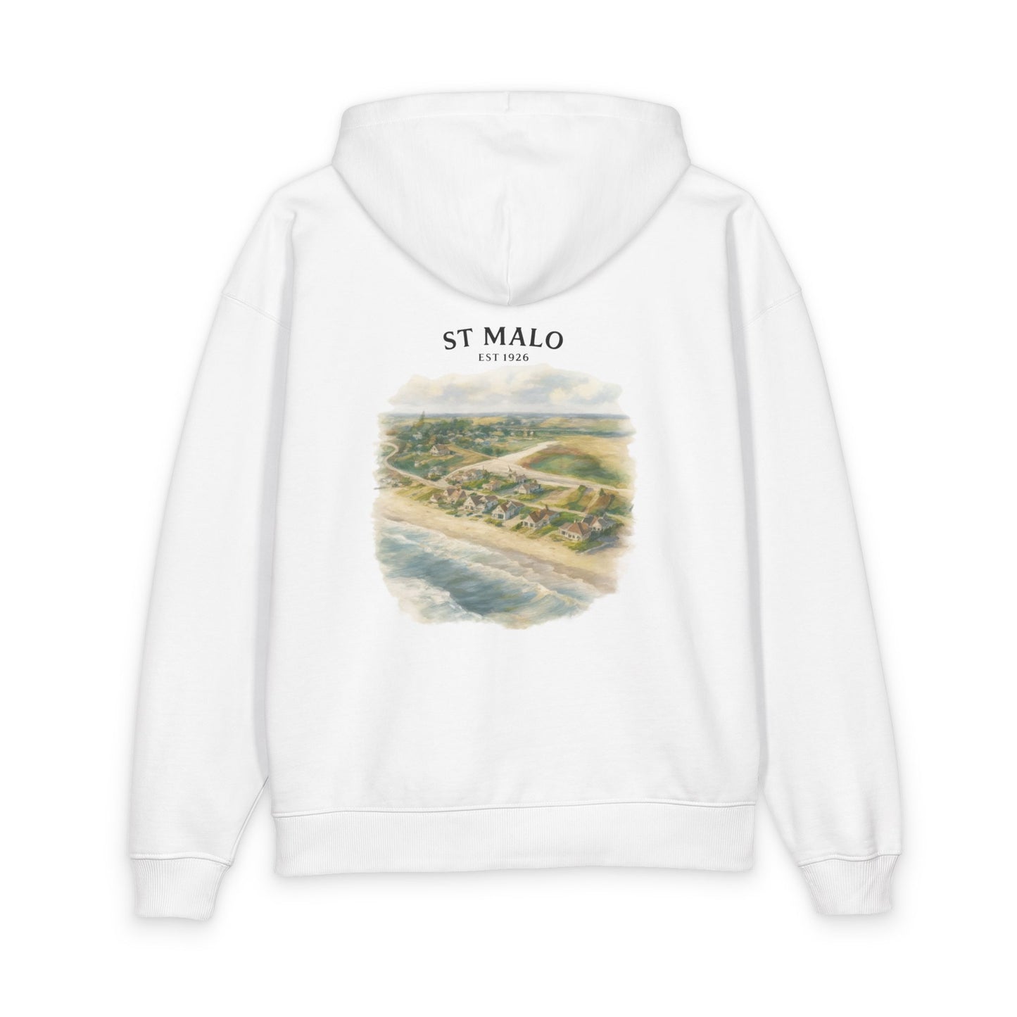 St. Malo Coastal Scene Hoodie