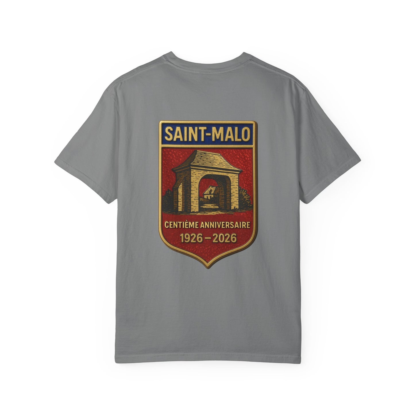 Saint-Malo Centennial 1926–2026 Vintage Shield T-Shirt