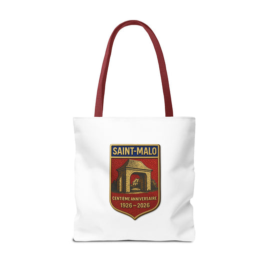 Saint-Malo Tote Bag – Vintage 'EST 1926' & Crest Travel Tote