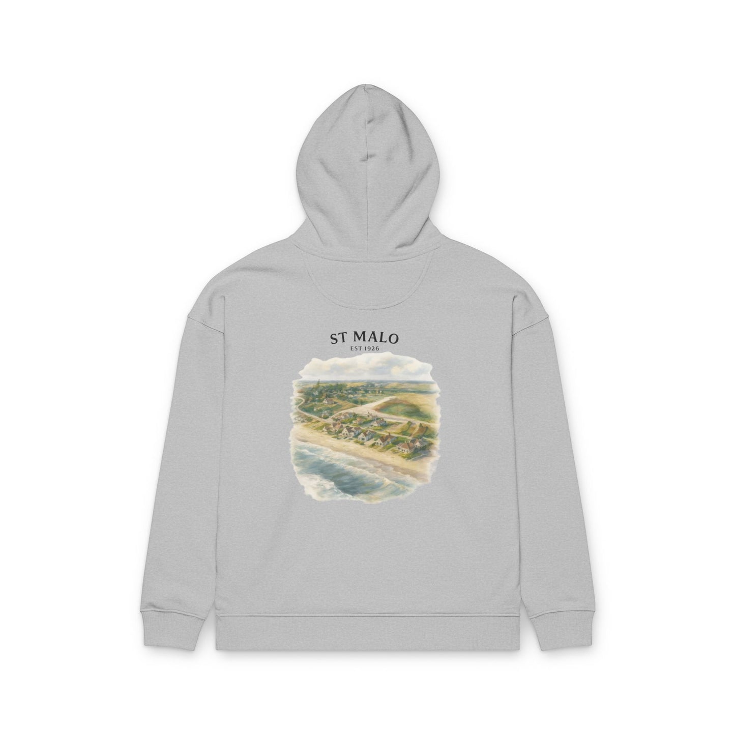 St. Malo Coastal Scene Hoodie