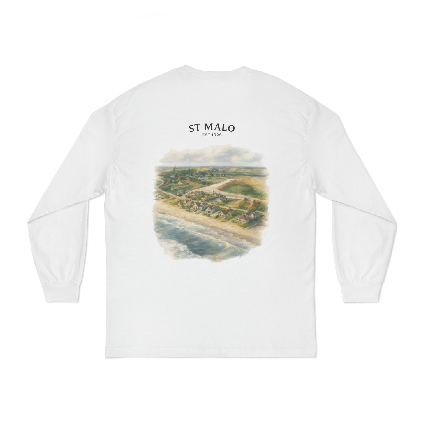 St. Malo Coastal Scene Long Sleeve Tee