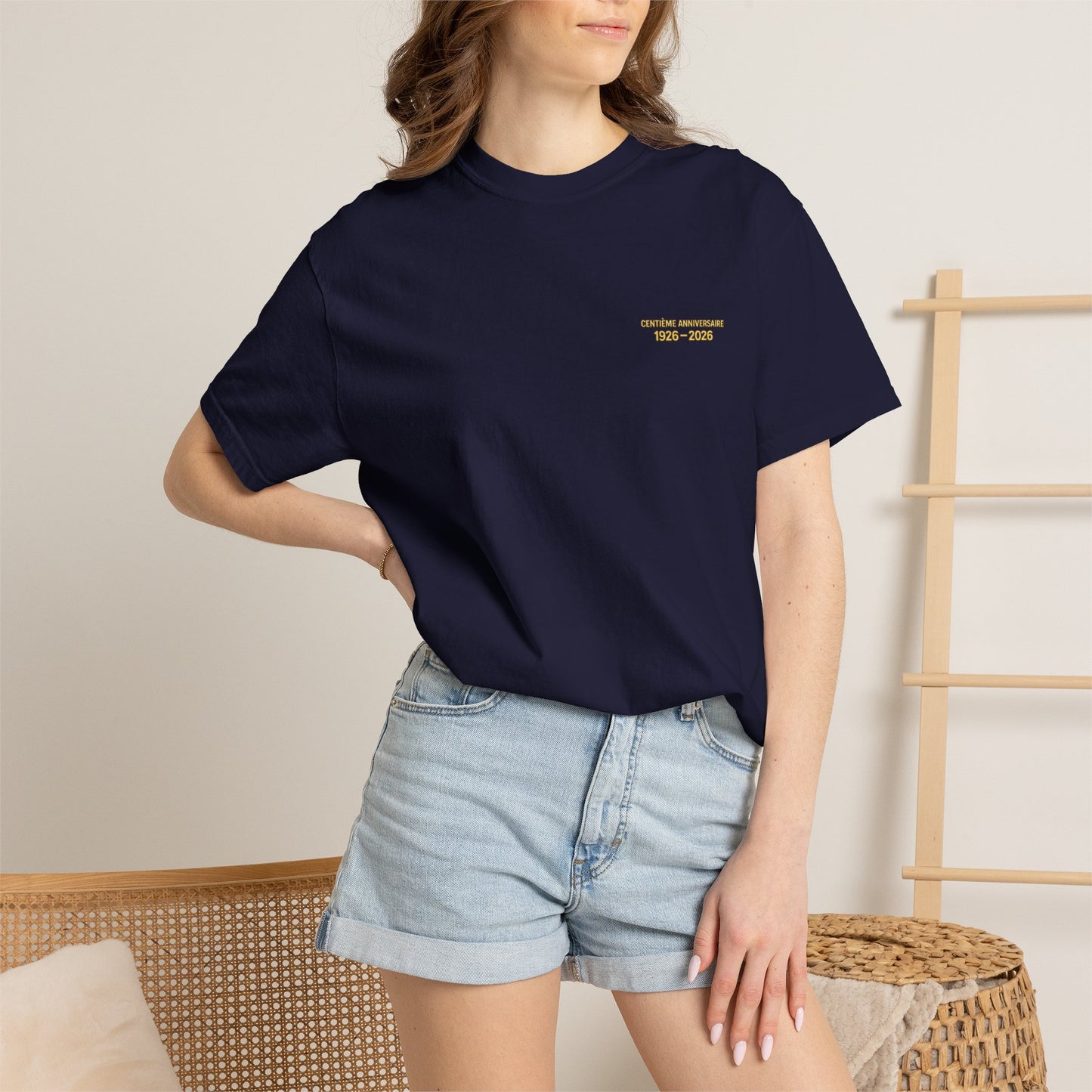 Saint-Malo Centennial 1926–2026 Vintage Shield T-Shirt