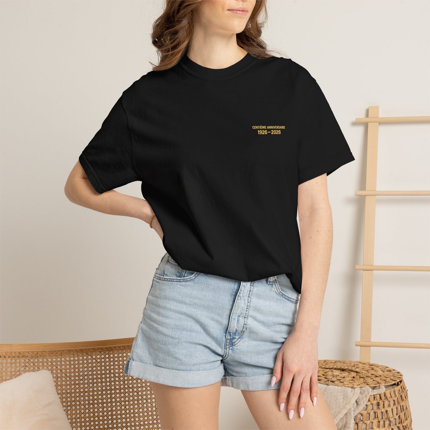 Saint-Malo Centennial 1926–2026 Vintage Shield T-Shirt